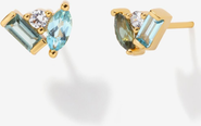 Little Sky Stone Seraphina Topaz Tourmaline Stud Earrings