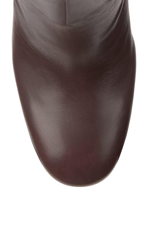 Johnston & Murphy Knee High Boot In Bordeaux Italian Nappa