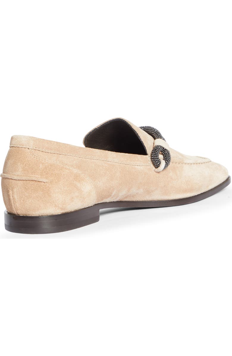 Brunello Cucinelli Monili Square Toe Loafer, Alternate, color,