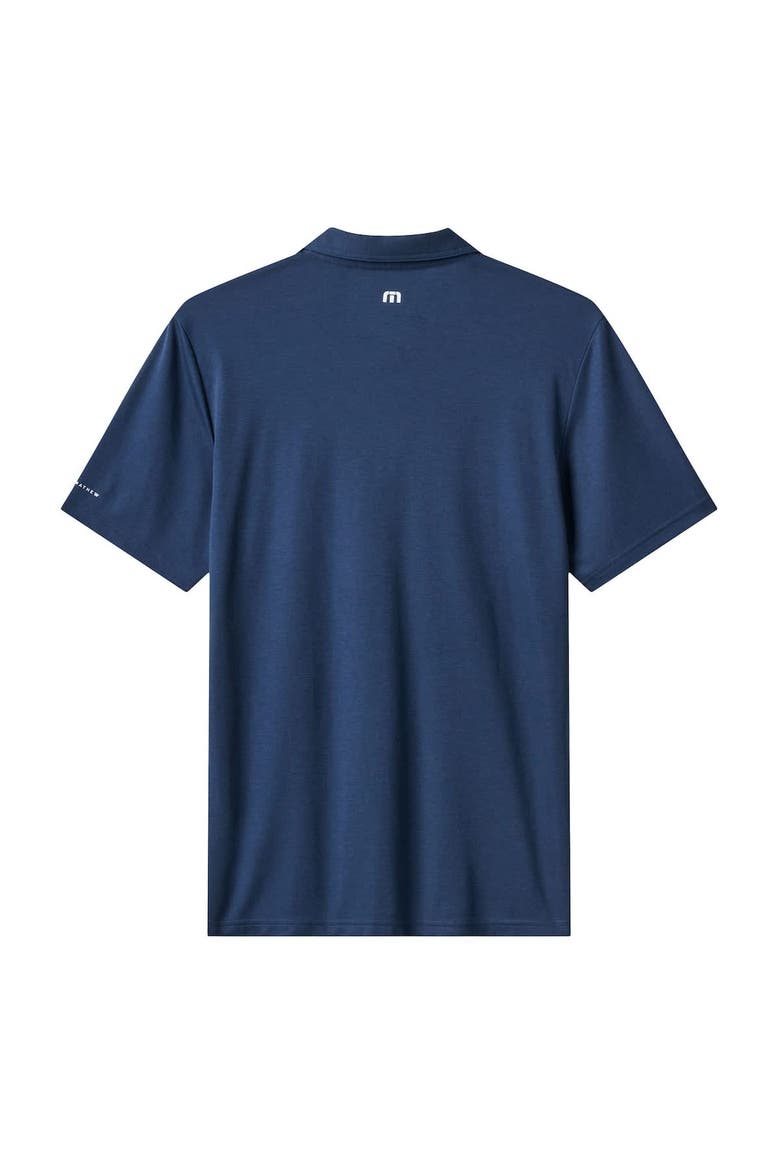 Men's TravisMathew Navy Washington Nationals Playoff Pitch Tri-Blend Polo, Alternate, color, Navy