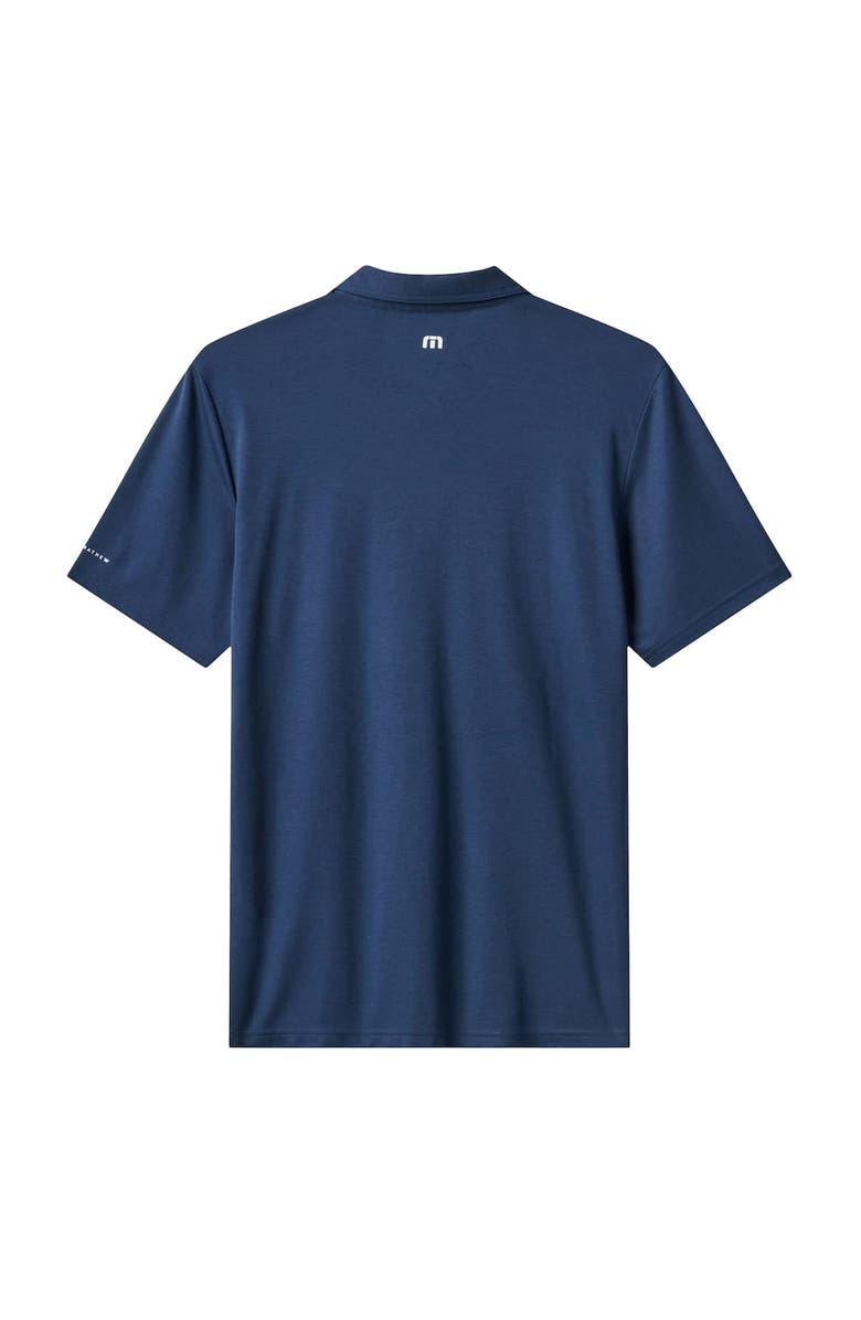 TravisMathew Men's TravisMathew Navy Washington Nationals Playoff Pitch Tri-Blend Polo, Alternate, color, Navy