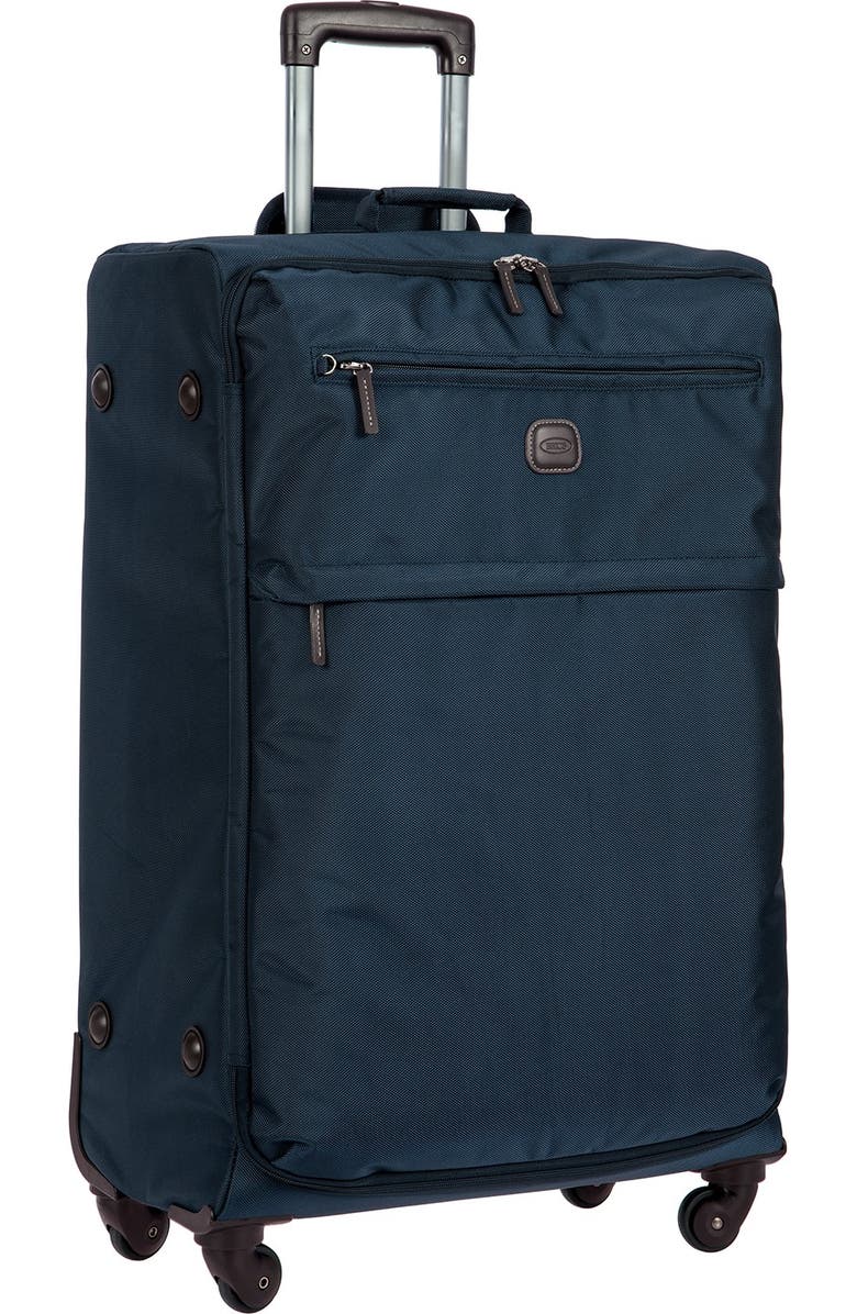 Bric's 30" Nylon Spinner with Frame Suitcase, Alternate, color, Blue/Dark Brown