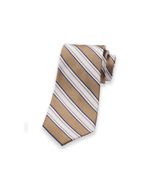 Patterned Woven Silk Tie