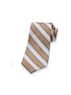Paul Fredrick Patterned Woven Silk Tie