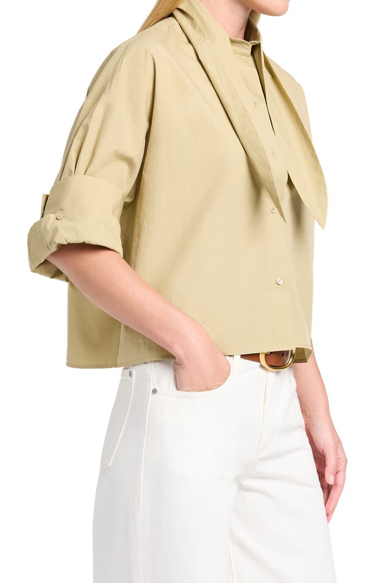 Tie One On Top, Alternate, color, OLIVE GREY