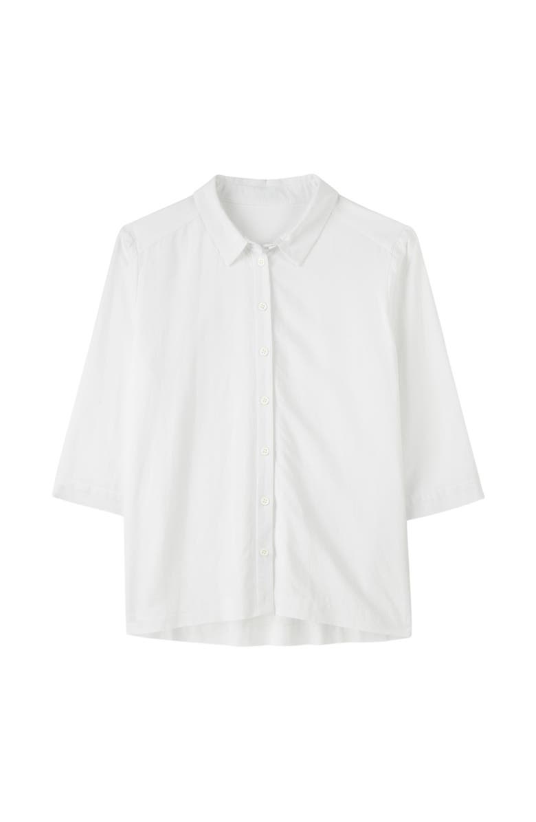 Celtic & Co. Pleat Back Shirt, Alternate, color, White