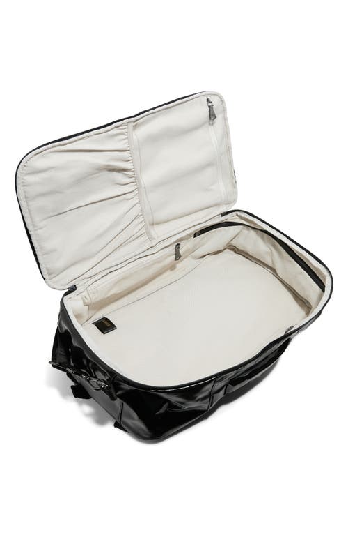 Aimee Dakota Faux Leather Travel Backpack In Black