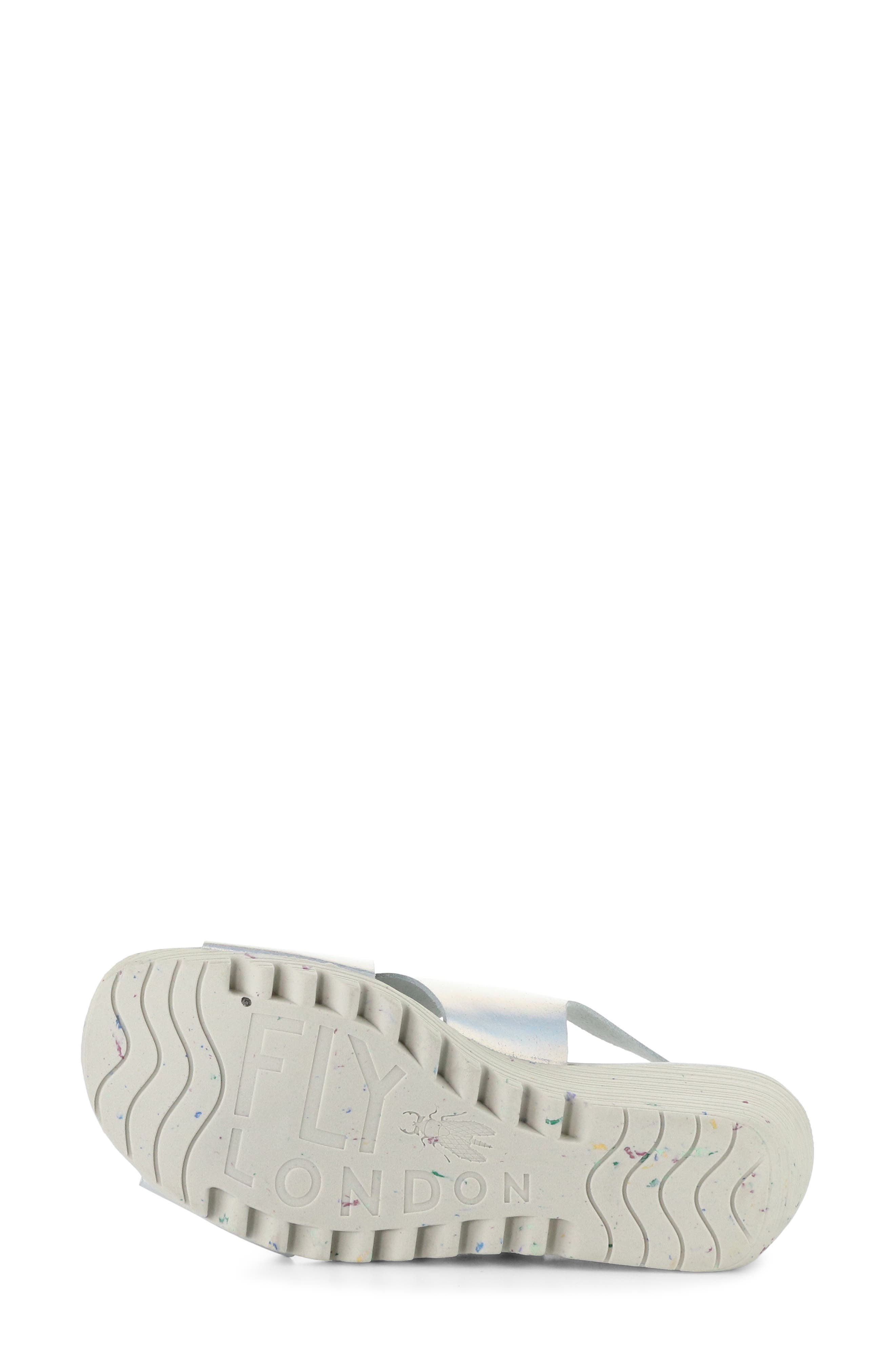Orfy Slingback Wedge Sandal, Alternate, color, SILVER