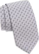 BOSS Mixed Medallion Silk Blend Tie