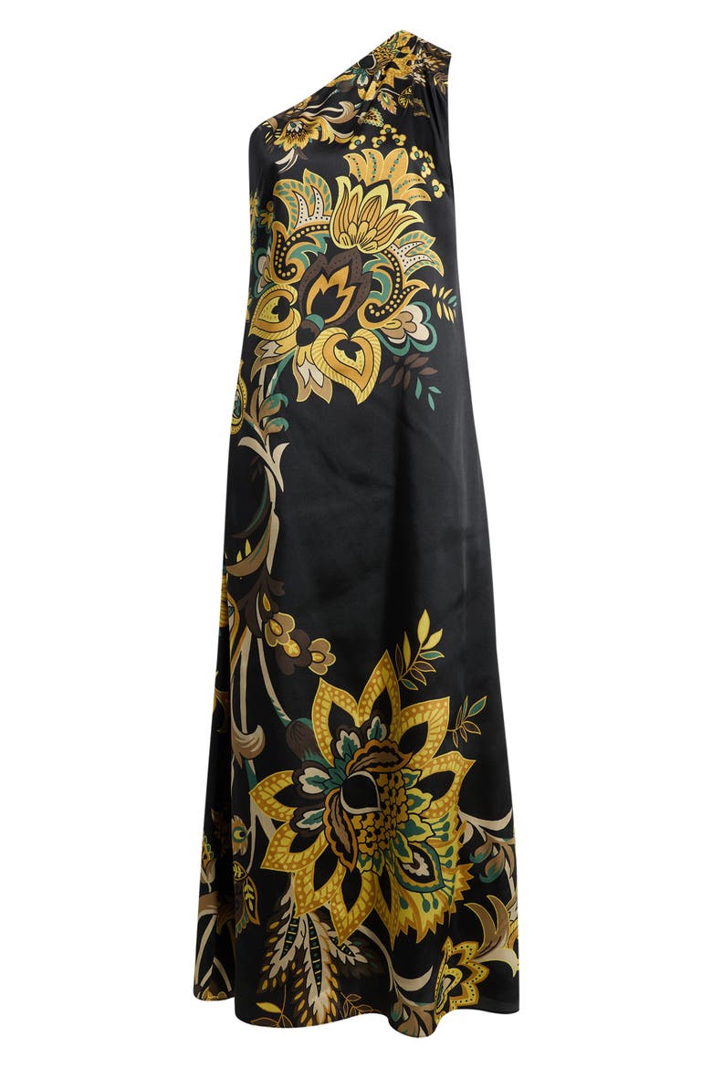 The Addison One-Shoulder Maxi Dress, Alternate, color, SUNRAY FLORAL PRINT