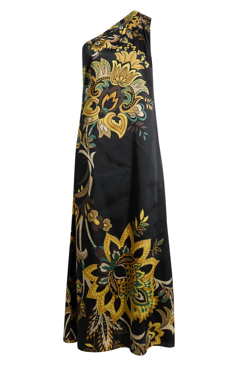 Elie Tahari The Addison One-Shoulder Maxi Dress, Main, color, 