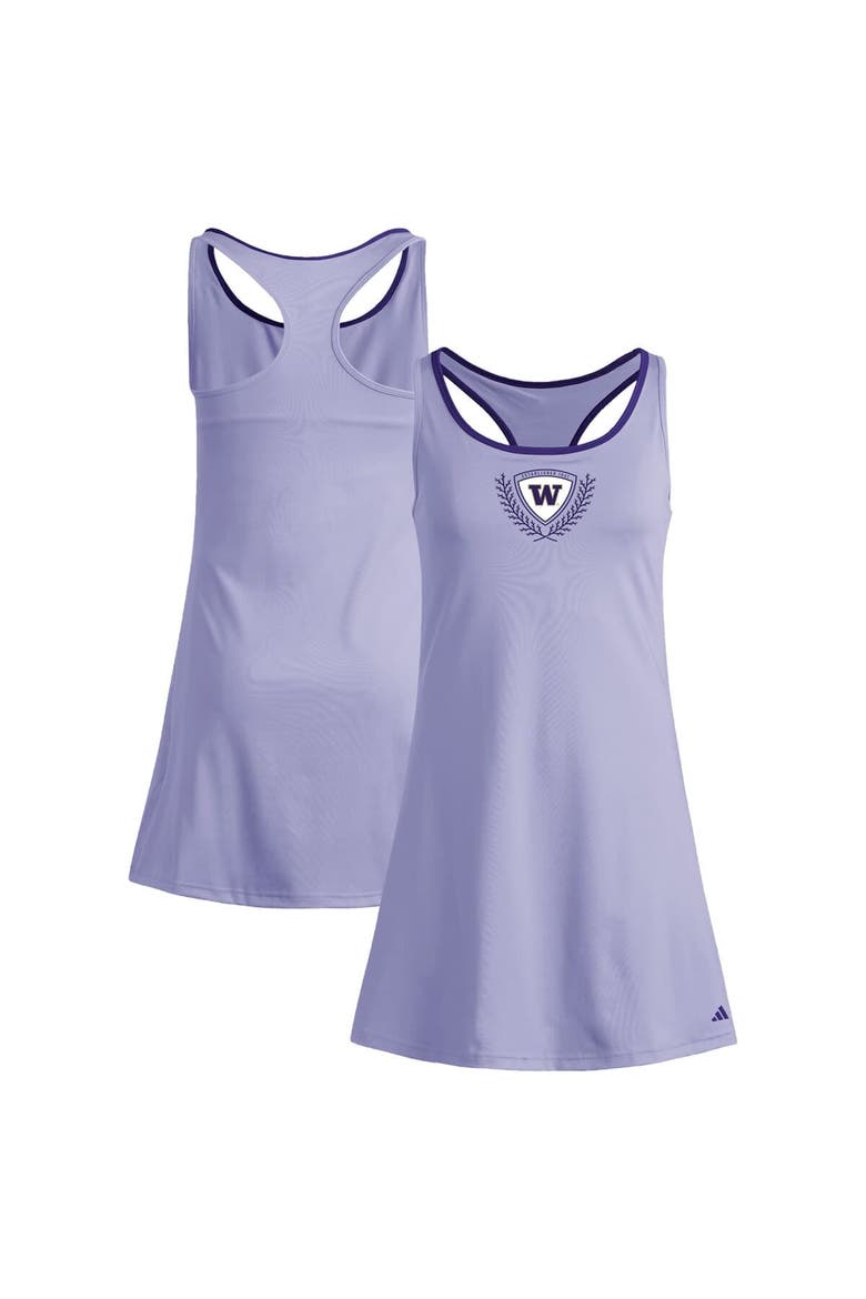 Women's adidas  Purple Washington Huskies Spring Fling Active Racerback Skort Dress, Alternate, color, Purple