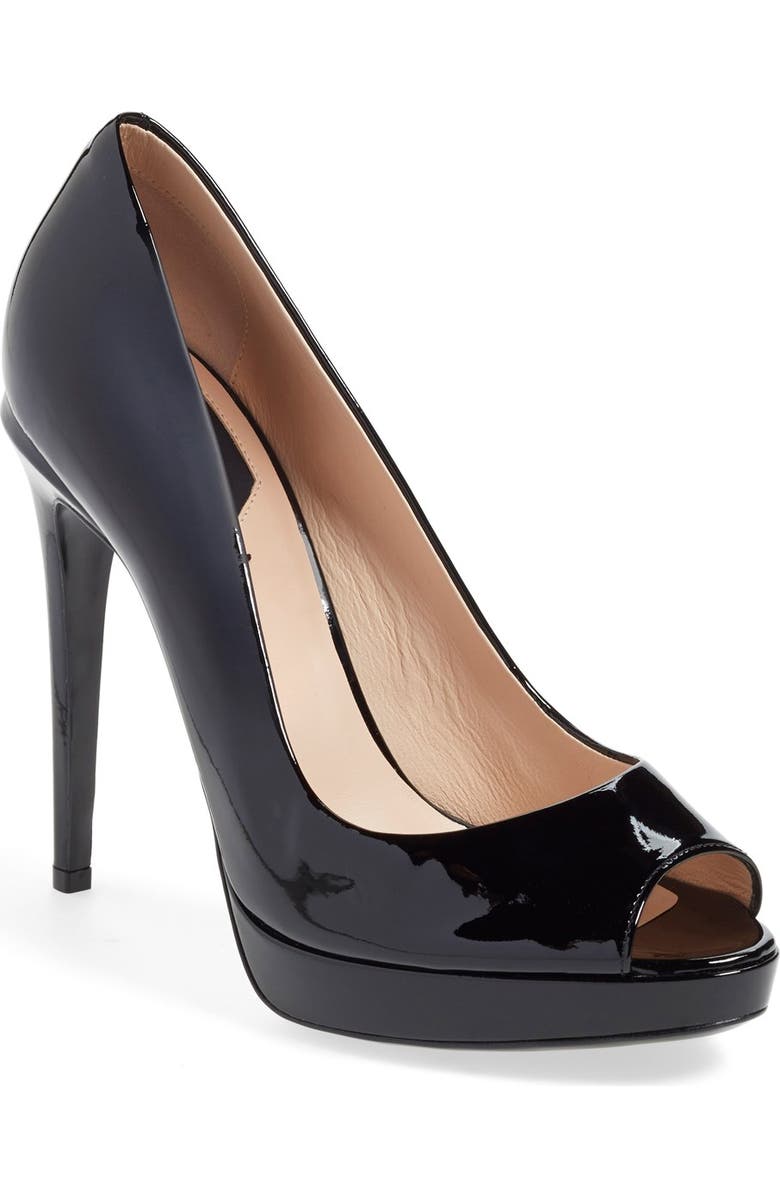 Fendi 'Sophie' Peep Toe Pump, Main, color,