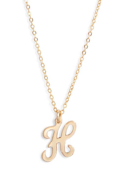 Gianna Initial Pendant Necklace
