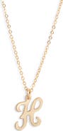 Set & Stones Gianna Initial Pendant Necklace
