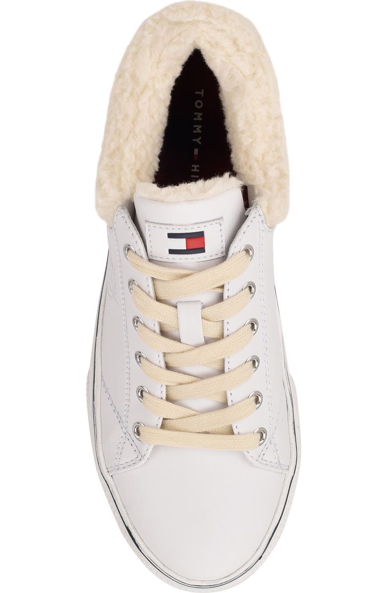 Tommy Hilfiger Saveri Faux Shearling Trim Platform Sneaker, Alternate, color,