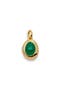  18Ct Gold Vermeil / Green Onyx