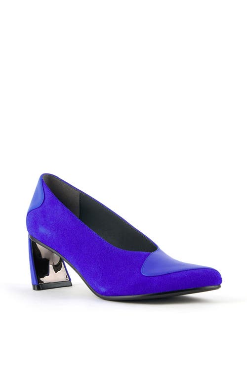 United Nude Zuma Dana Mid Pumps In Blue