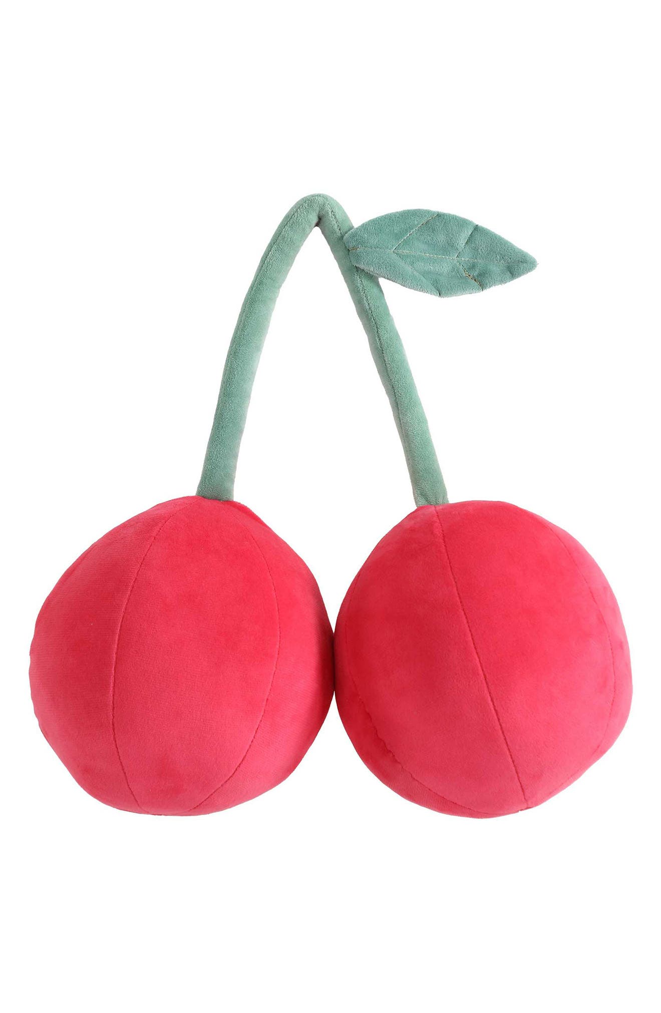 Betsey Johnson Cherry Plush Throw Pillow