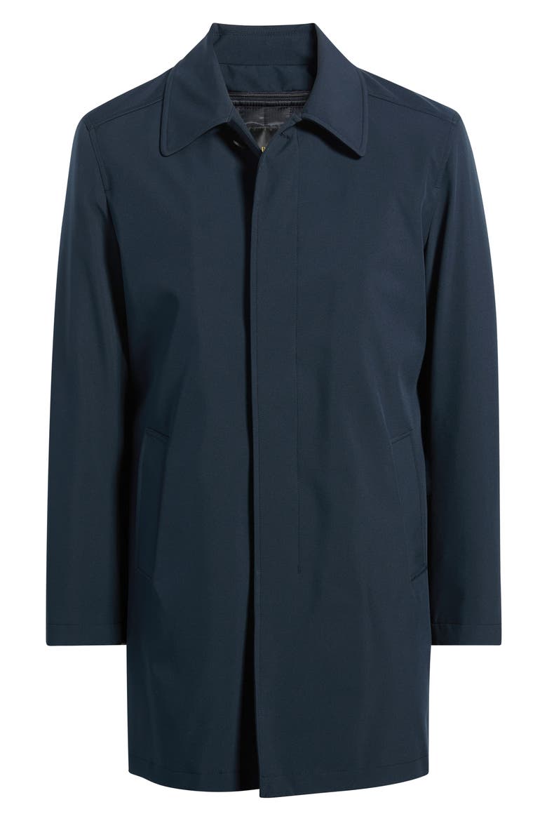 McCord Water Repellent Raincoat, Alternate, color, NAVY