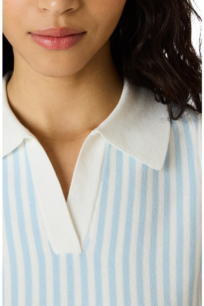 Amery Crop Polo Sweater Tank, Alternate, color, SAILOR BLUE