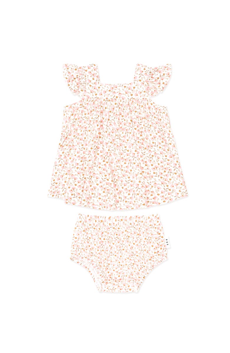 Huxbaby Ditsy Floral 2Pc Top And Bloomer Set, Main, color, Multi