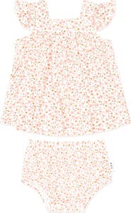 Huxbaby Ditsy Floral 2Pc Top And Bloomer Set