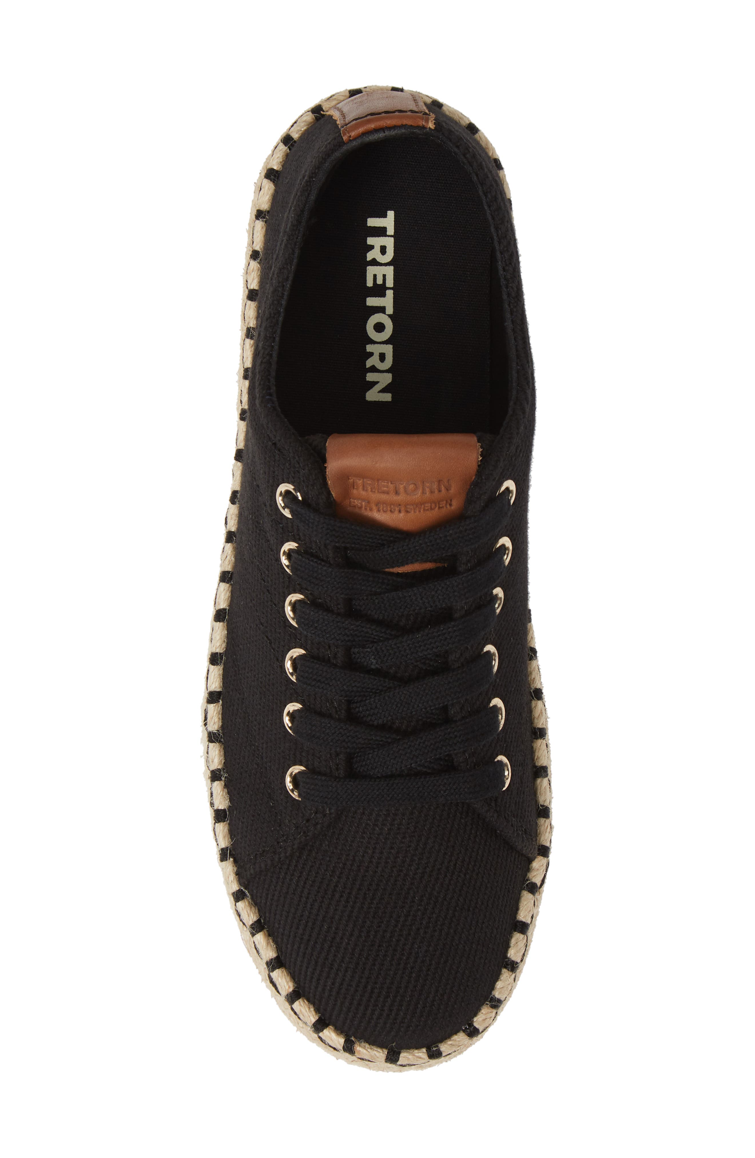 Tretorn Platform Espadrille Sneaker, Alternate, color, 