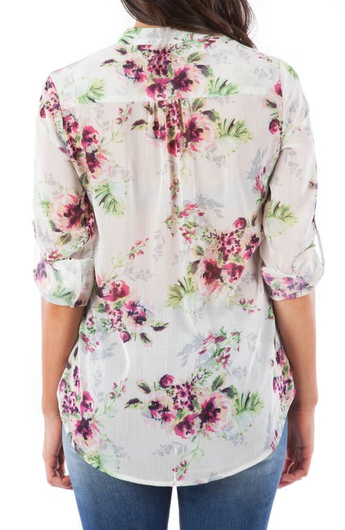 Kut From The Kloth Jasmine Chiffon Button-up Shirt