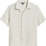 Robert Barakett Vaerik Textured Camp Shirt