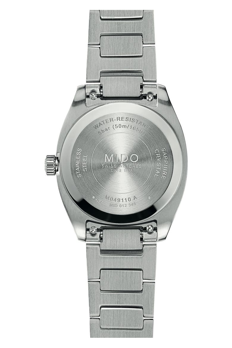 Multifort TV Bracelet Watch, 27.6mm x 28mm, Alternate, color, WHITE