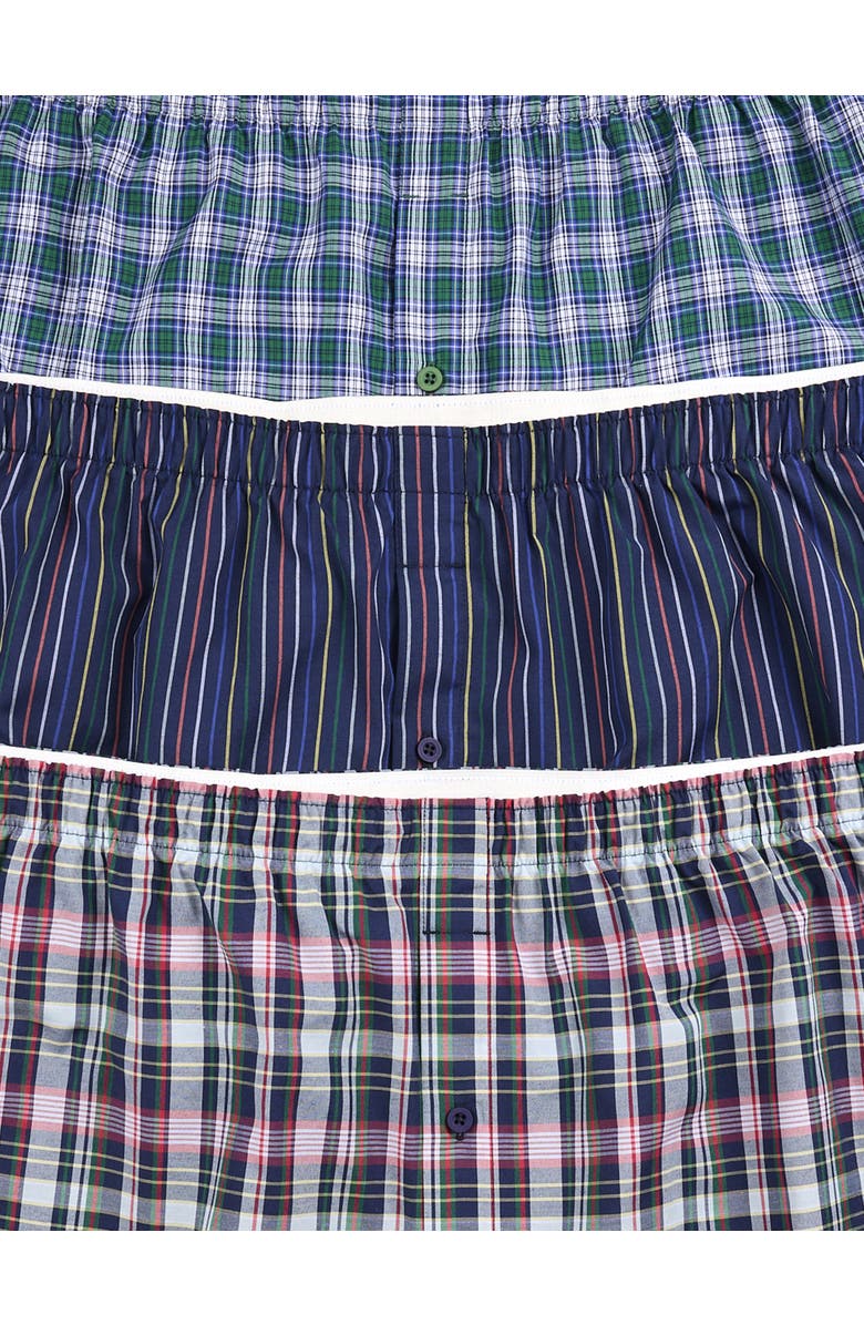 Harbor Bay by DXL Big & Tall 3-pk Academy Woven Boxers, Alternate, color, Watermelon