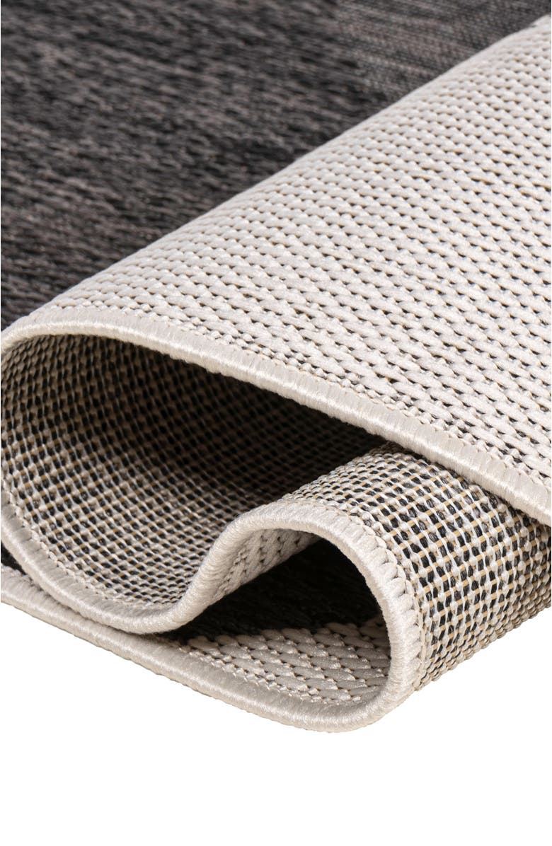 JONATHAN Y Zia Modern Geometric Organic Shapes Indoor/Outdoor Area Rug, Alternate, color, Cream/Black