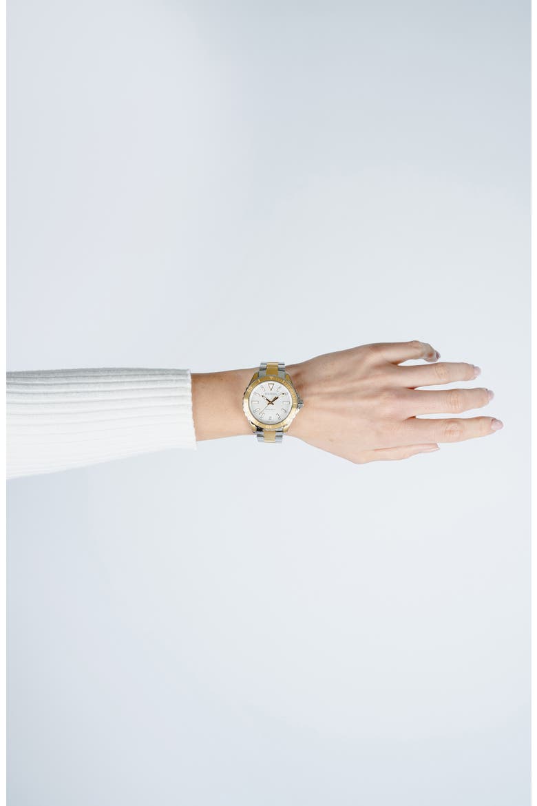 Ophrys Dive Two-Tone Bracelet Watch, 38.5mm, Alternate, color, TWO TONE