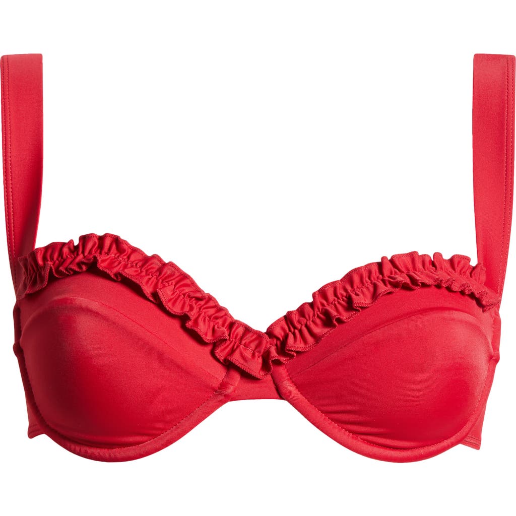 PACSUN PACSUN ELISE RUFFLE BIKINI TOP