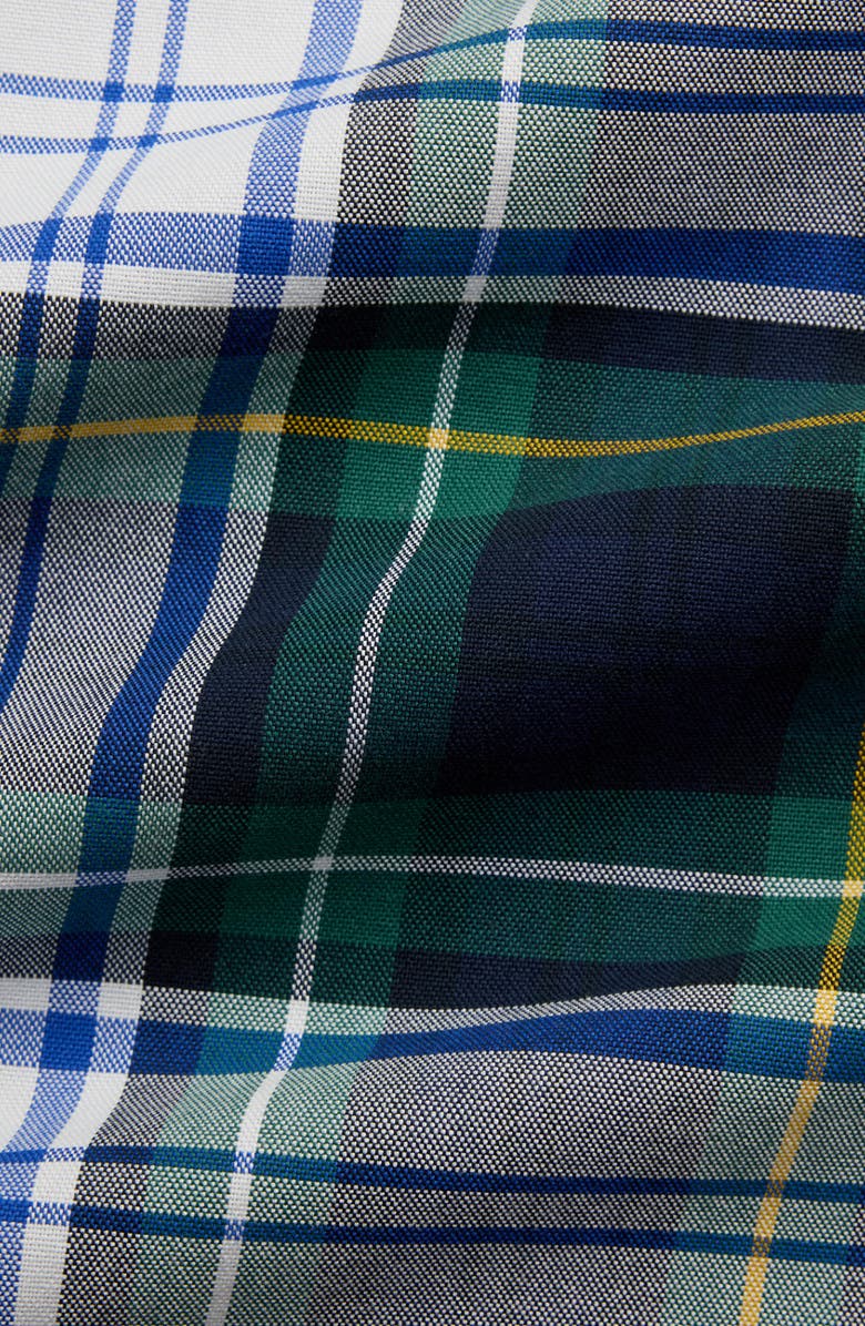 Polo Ralph Lauren Classic Fit Plaid Cotton Oxford Button-Down Shirt, Alternate, color, Green/ Blue Multi