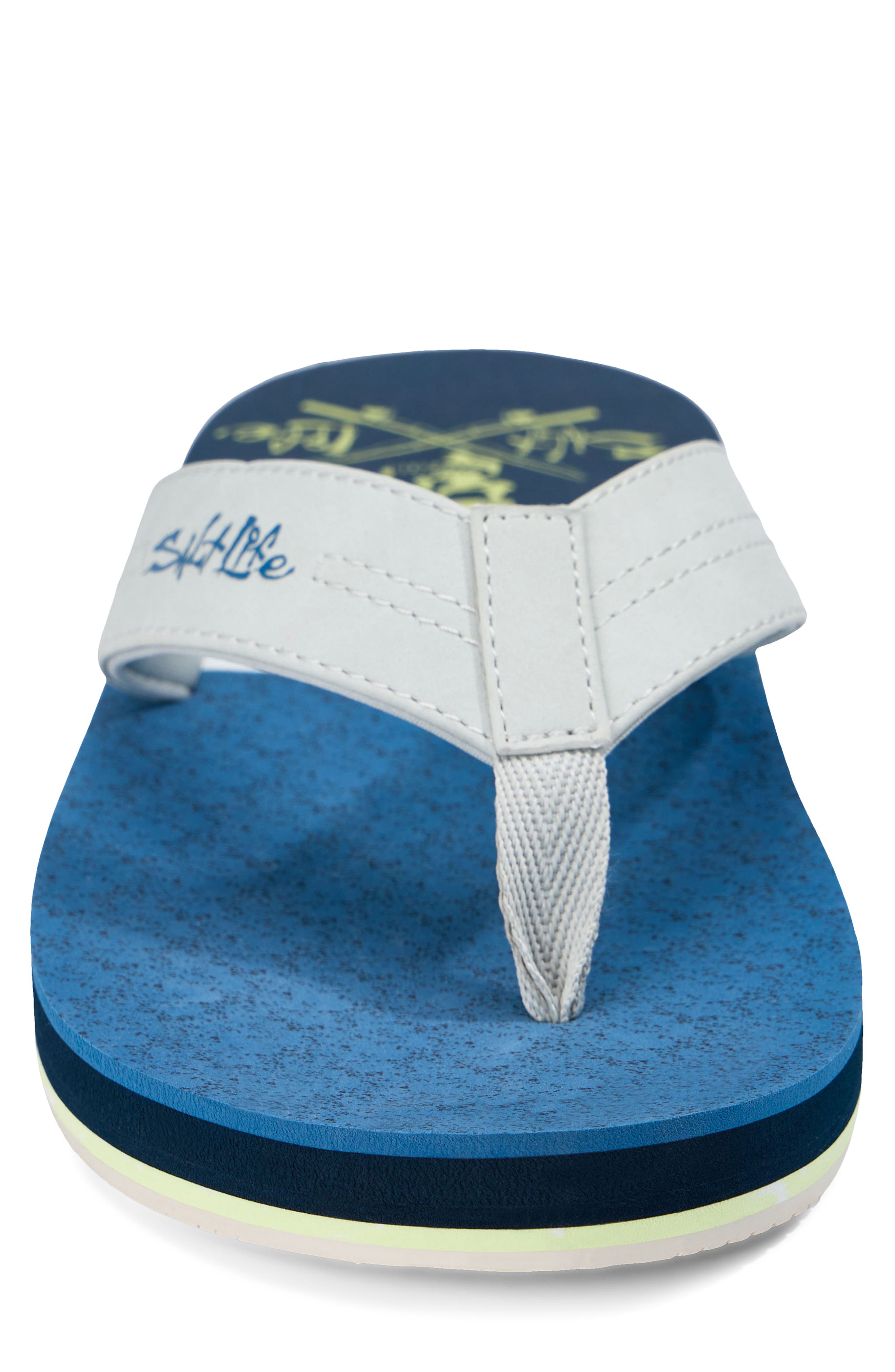 The Harbor Flip Flop, Alternate, color, GREY / GREY