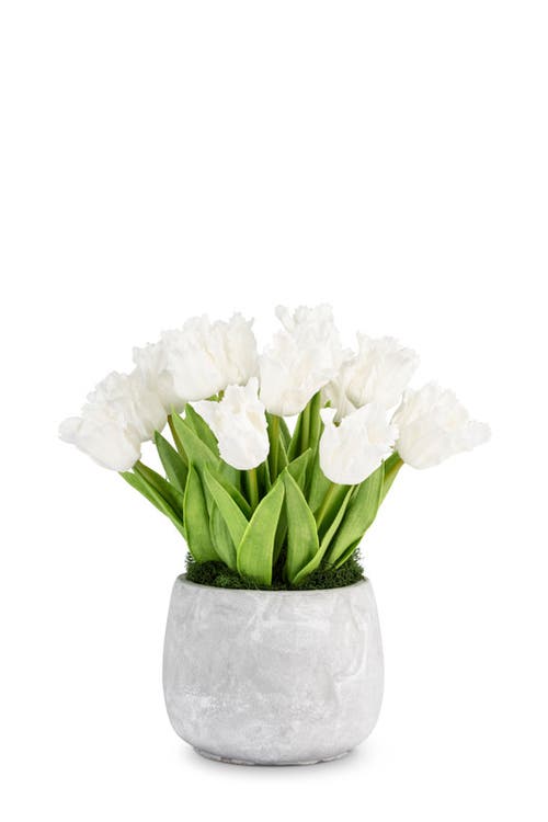 Cocobella Indie Cement Realtouch Tulip Arrangement