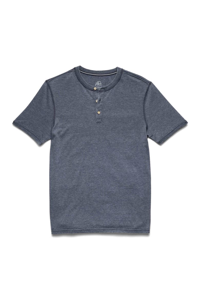 Sean Burnout Henley, Main, color, Navy Blazer
