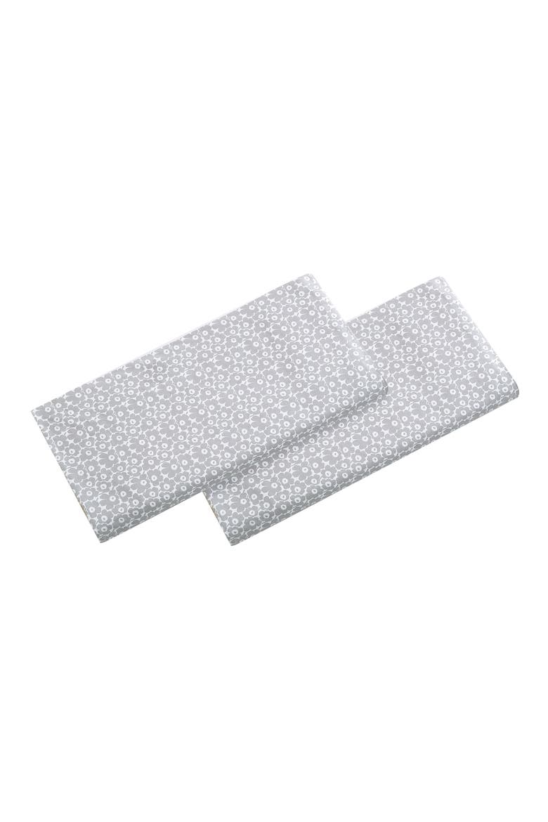 Pikkuinen Unikko Floral Sheet Set, Alternate, color, GREY