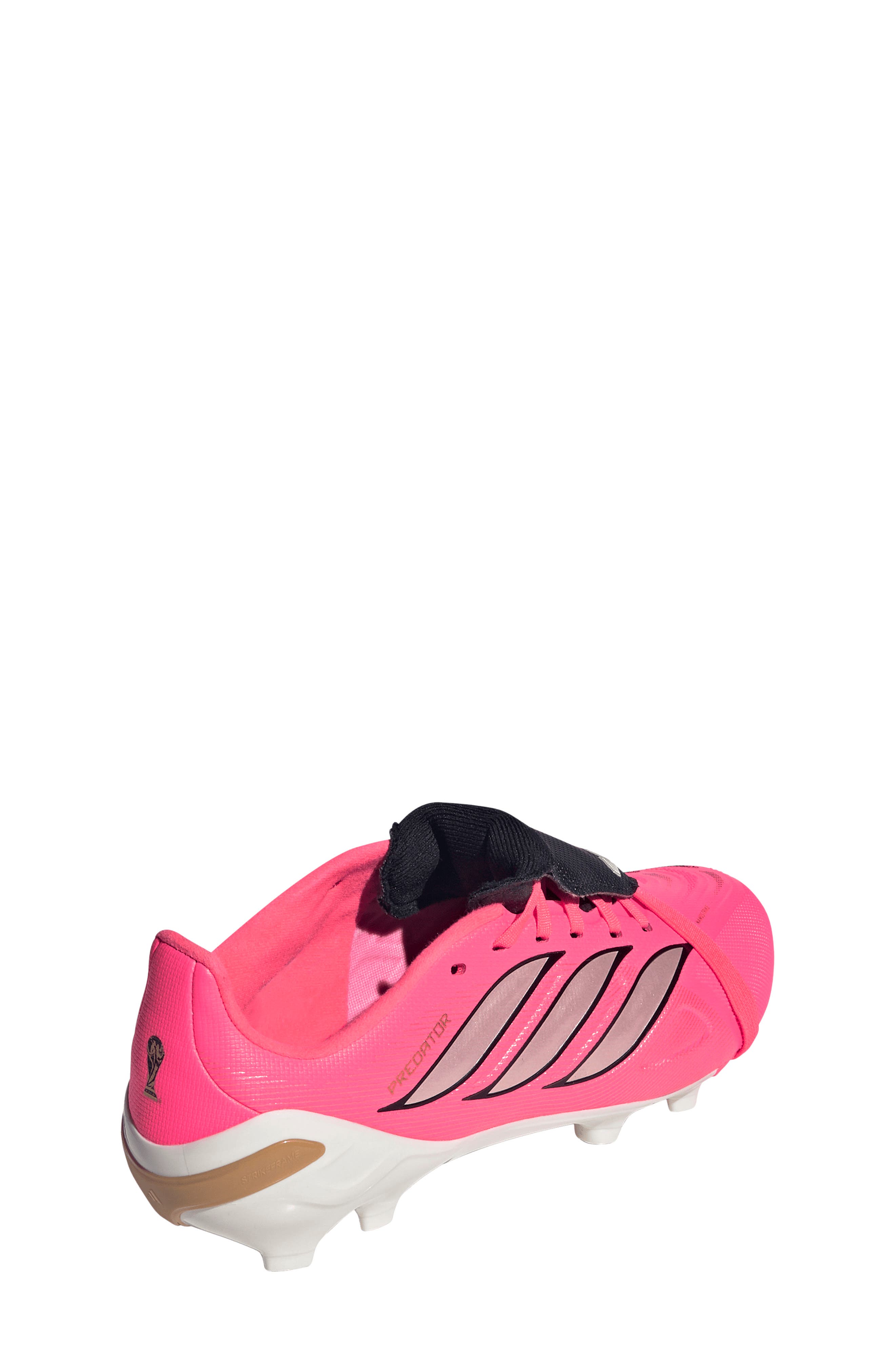 Kids' Predator League Firm Ground Soccer Cleat, Alternate, color, TURBO/ CHROME/ BLACK