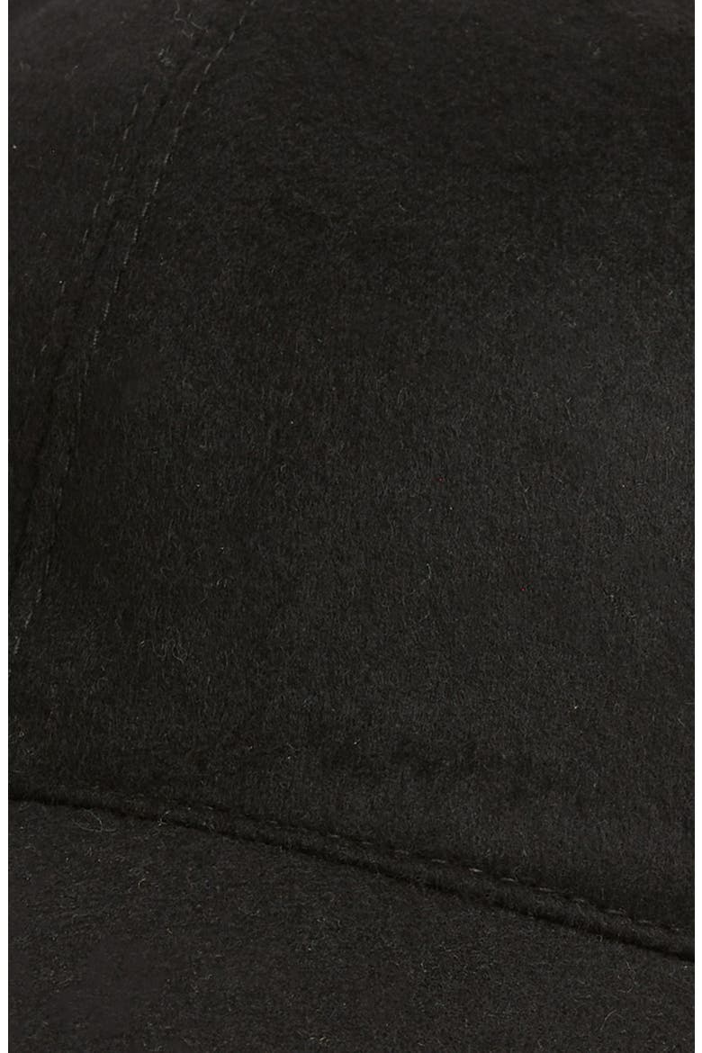 Cashmere Baseball Cap, Alternate, color, BLACK
