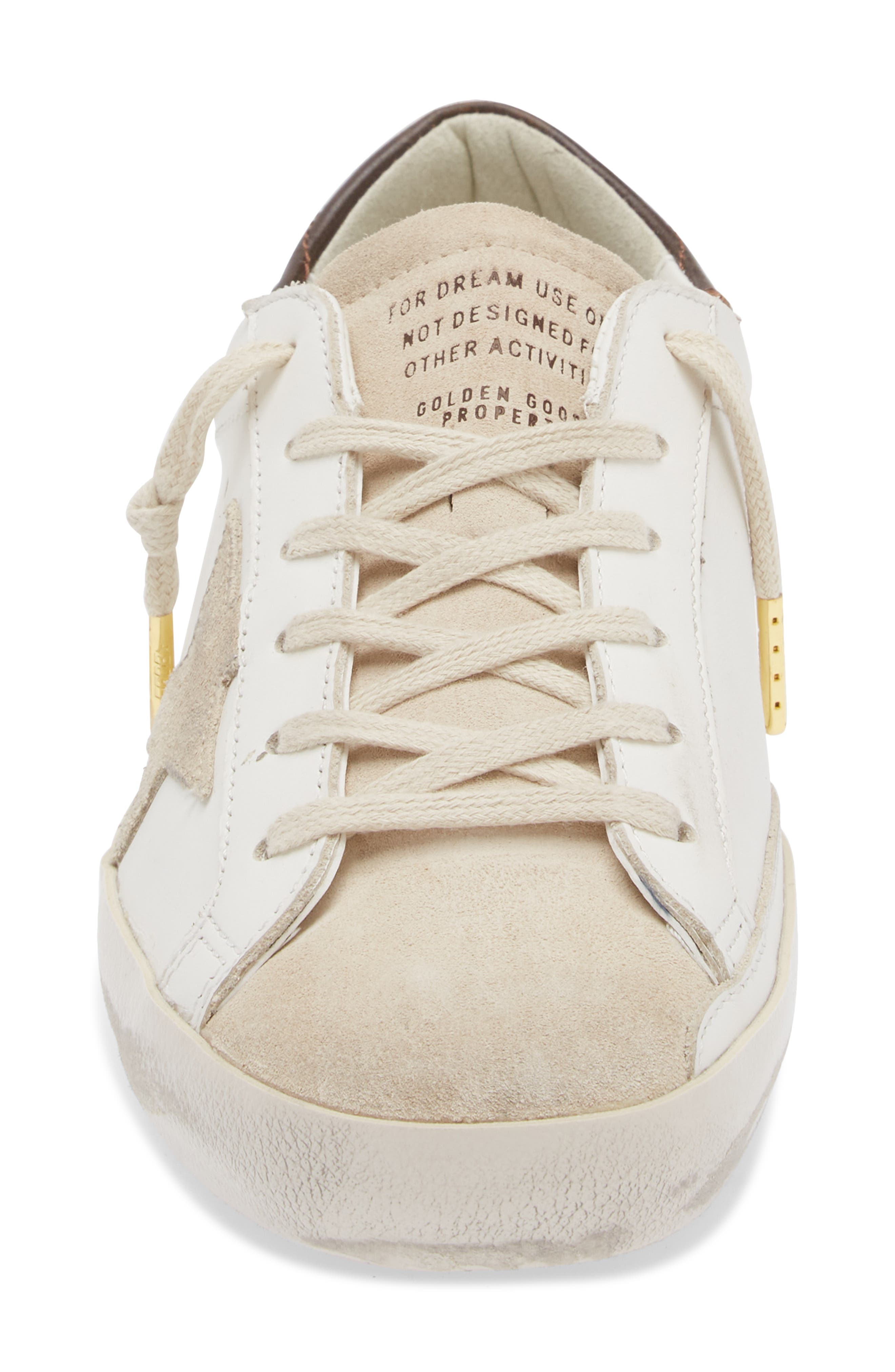Golden Goose Super-Star Low Top Sneaker, Alternate, color, White/ Pearl