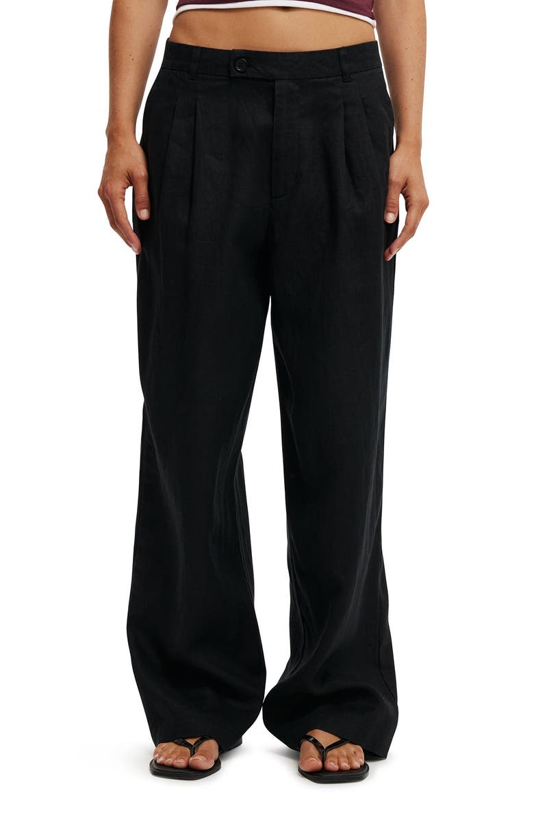 Cotton On Women's Elle Linen Wide Leg Suiting Pant, Main, color, 