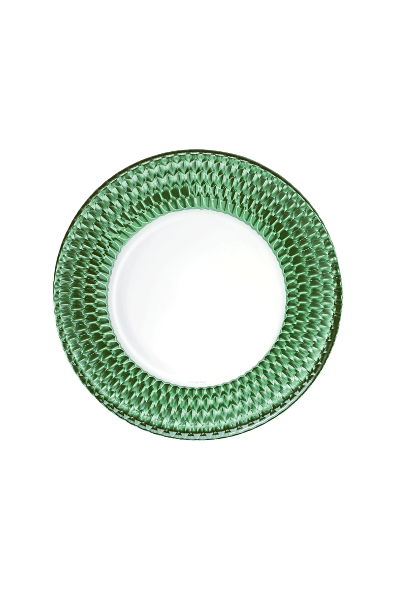 Boston coloured Buffet Plate Set of 2, Main, color, green