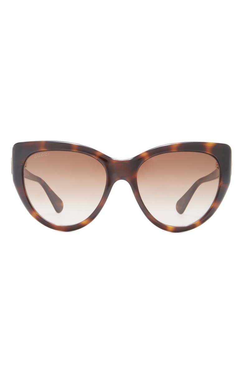 Gucci 56mm Cat Eye Sunglasses, Main, color,