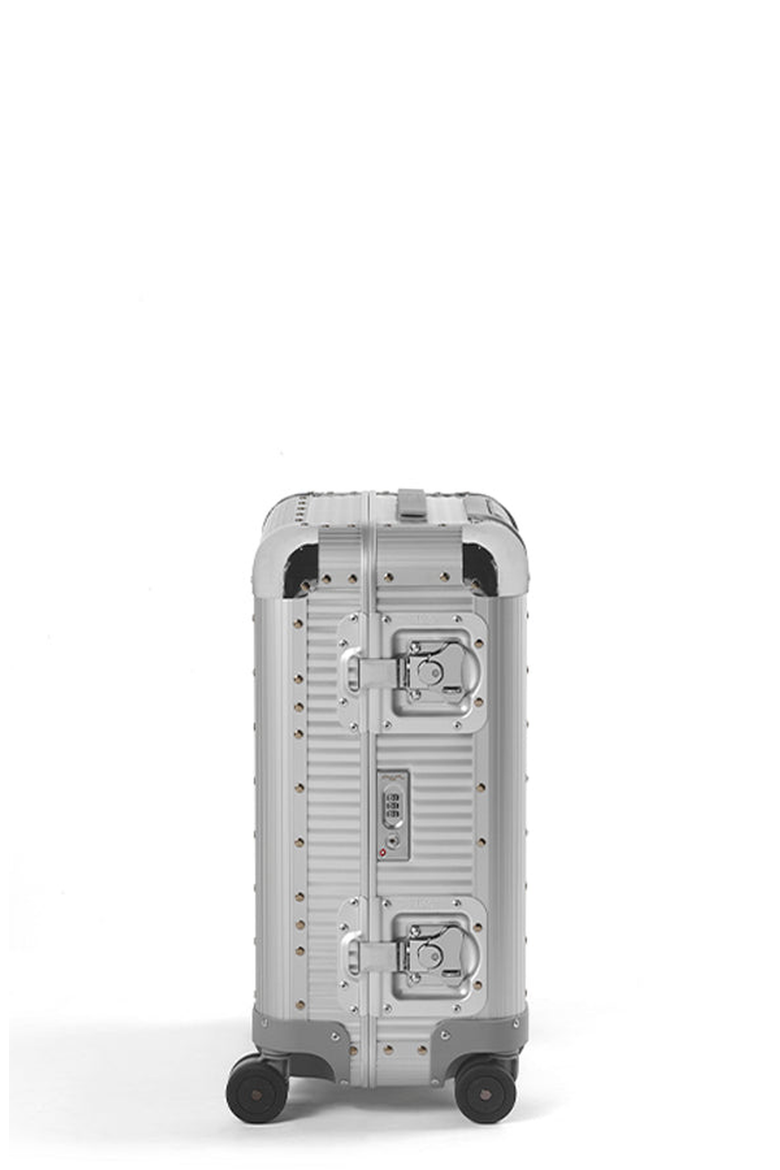 Bank S Spinner 55M Suitcase, Alternate, color, Moonlight Silver