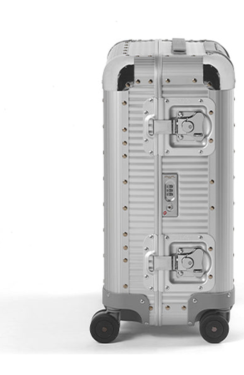FPM - Fabbrica Pelletterie Milano - US Bank S Spinner 55M Suitcase, Alternate, color, Moonlight Silver