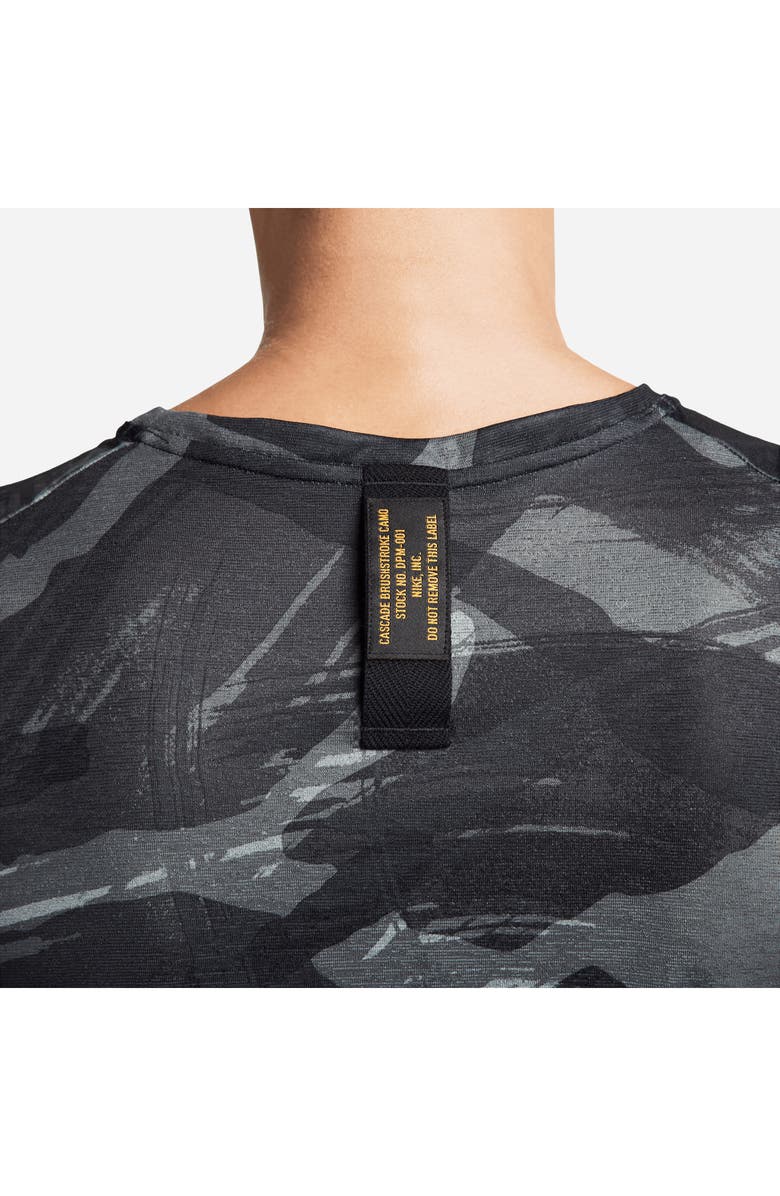 Nike Men's Dri-FIT Miler Camouflage Running T-Shirt, Alternate, color, 
