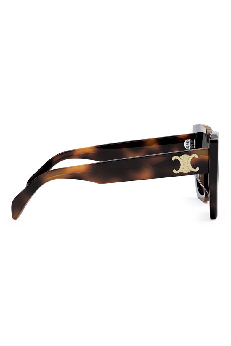 Triomphe 55mm Butterfly Sunglasses, Alternate, color, BLONDE HAVANA / SMOKE